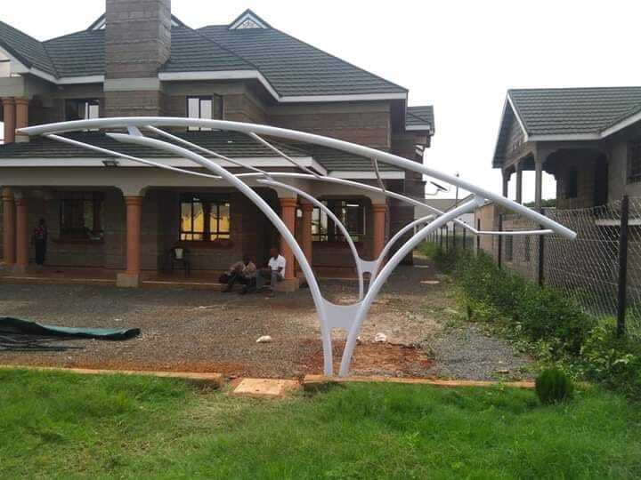 Arched Roof Car Shade - Single Car (4m × 5m)
