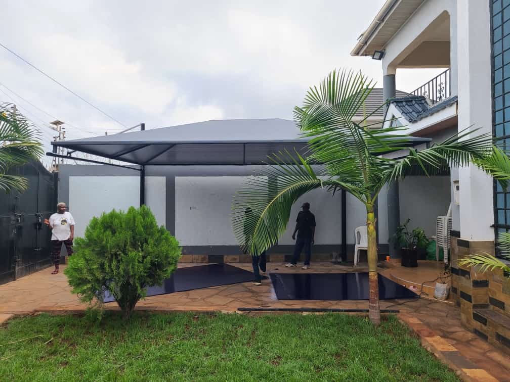 Pyramid Roof Design Car Shades