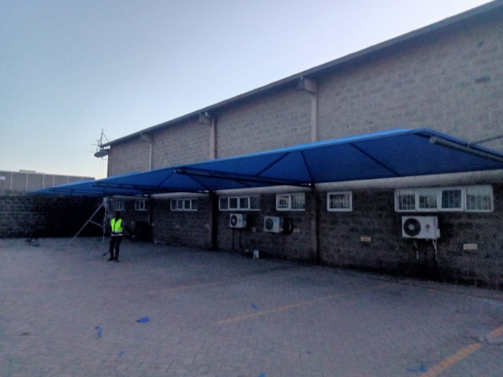 Bio Food Products Ltd - Multi Slot Commercial Car Port