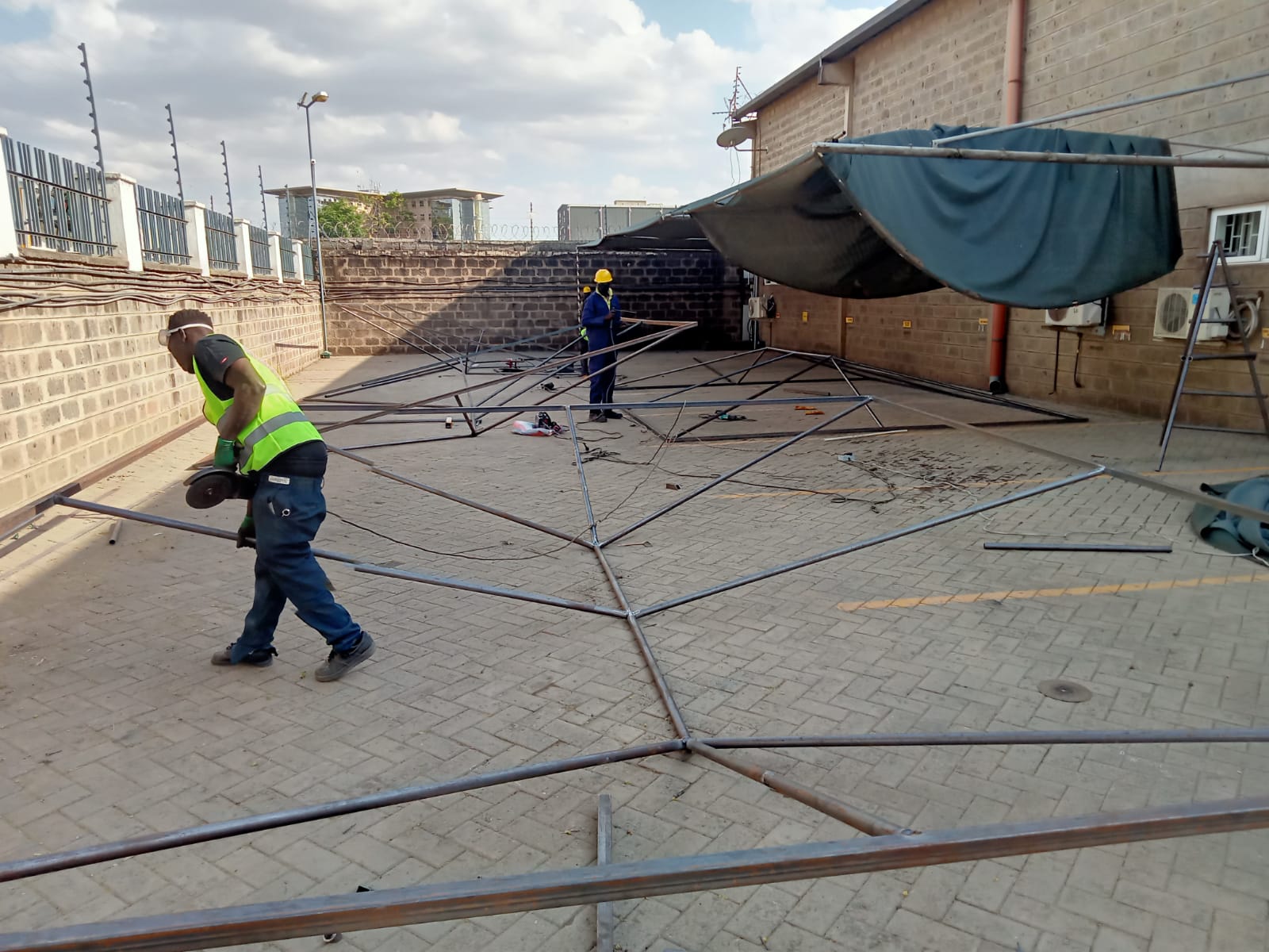 Bio Food Products Ltd - Multi Slot Commercial Car Port